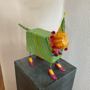 Patience Brewster Krinkles Cat Treat Candy Jar